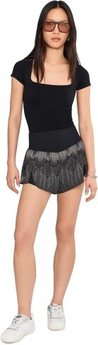 Free People Women's Carpe Diem Reflective Shorts in Saudi Arabia
