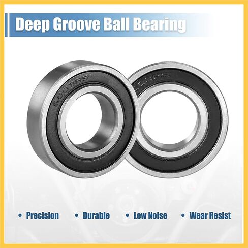 6003RS Deep Groove Ball Bearing Single Sealed 17mm x 35mm x 10mm Chromium Steel Bearing Universal Replacement Auto Replacement Parts in Saudi Arabia