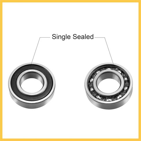 6003RS Deep Groove Ball Bearing Single Sealed 17mm x 35mm x 10mm Chromium Steel Bearing Universal Replacement Auto Replacement Parts in Saudi Arabia
