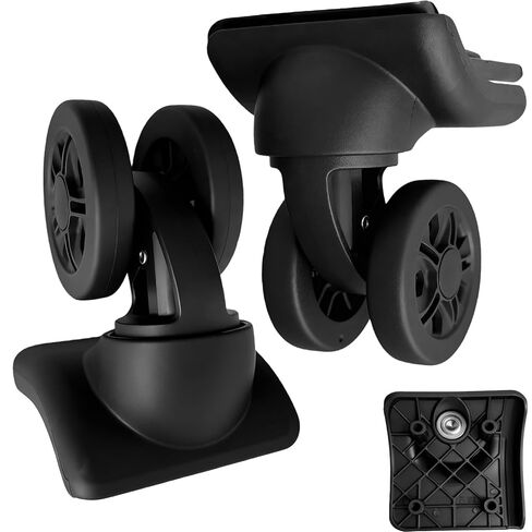 استبدال عجلات الأمتعة الدوارة المبارزة لإصلاح حقيبة السفر عجلات استبدال حقيبة دوارة 360 درجة مع 4 فتحات تركيب H045 in Kuwait