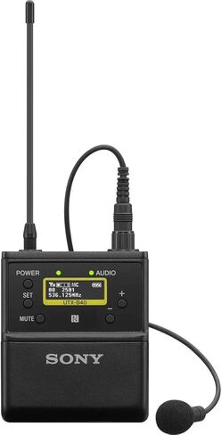 Sony UTX-B40 Wireless Bodypack Transmitter with Omni Lavalier Mic (UC14: 470 to 542 MHz) in Saudi Arabia