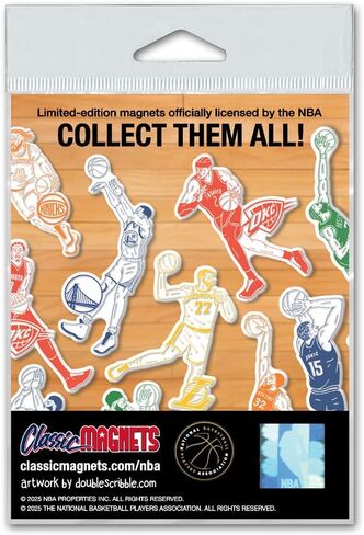 مغناطيس مطاطي مصبوب ثلاثي الأبعاد من نيكولا جوكيتش، دنفر ناجتس من مغناطيس كلاسيكي، 12.7 سم × 3.81 سم، هدايا تذكارية وهدايا قابلة للجمع مصنوعة في الولايات المتحدة الأمريكية in Kuwait