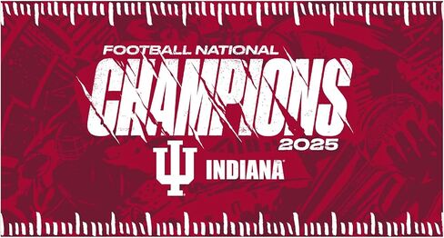 Rico Industries NCAA Indiana Hoosiers 2026 Football National Champions 20oz Stainless Steel Tumbler with Lid - Great For Coffee, Tea, Water or Cocktails in Saudi Arabia