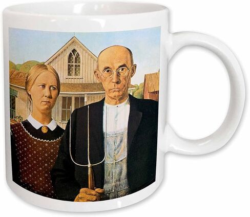 3dRose American Gothic by Grant Wood 15oz Mug in Saudi Arabia