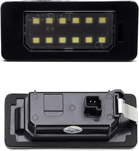 iJDMTOY Can-Bus خالية من الأخطاء OEM-Fit 3W مجموعة إضاءة لوحة ترخيص LED كاملة متوافقة مع سلسلة BMW G20 3، سلسلة G30 5، G05 X5، مدعومة بثنائيات LED بيضاء زينون 12 قطعة in Saudi Arabia