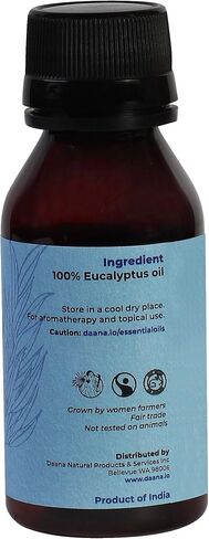 DAANA Eucalyptus Essential Oil : Pure, Undiluted (2 Fl Oz) in Saudi Arabia
