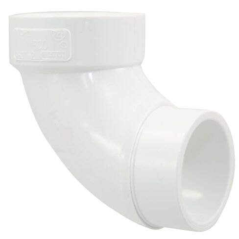 NIBCO Fig No U4807-2, 1-1/2 in. PVC DWV 90 Degree Street Elbow Spigot x Hub in Saudi Arabia