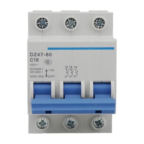 Miniature Circuit Breaker; DZ47-60 3P C16 in Saudi Arabia