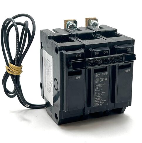 GE THQB2160ST1 2-Pole 60A 240V قاطع الدائرة المثبت بمسامير مع رحلة التحويل in Saudi Arabia