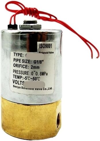 1PCS Q22XD / Q23XD Brass Valve G1/4 G1/8 2/2 3/2-way Direct-Acting Solenoid Valve Two-Way Valve DC24V 12V AC220V 110V(Q23XD 06 G1-8 3-2Way,AC220V_CR02) in Saudi Arabia
