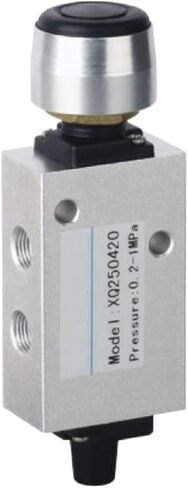 1PCS Directional Control Valve XQ 1/8 1/4 3/8 1/2 M5 Aluminum air Control Valve Valve Pneumatic Manual Valve(XQ250620 08 G1-4) in Kuwait