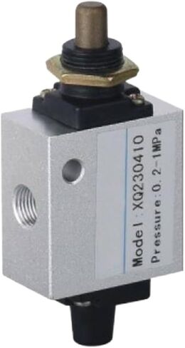 1PCS Directional Control Valve XQ 1/8 1/4 3/8 1/2 M5 Aluminum air Control Valve Valve Pneumatic Manual Valve(XQ250620 08 G1-4) in Kuwait