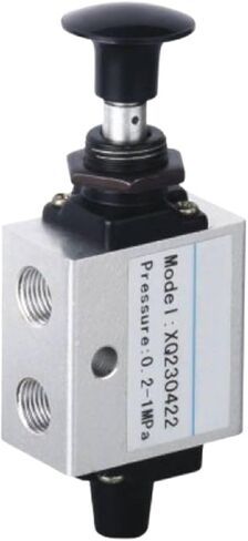 1PCS Directional Control Valve XQ 1/8 1/4 3/8 1/2 M5 Aluminum air Control Valve Valve Pneumatic Manual Valve(XQ250620 08 G1-4) in Kuwait