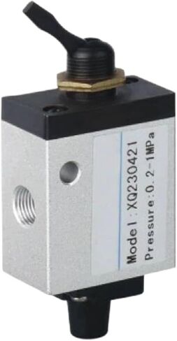 1PCS Directional Control Valve XQ 1/8 1/4 3/8 1/2 M5 Aluminum air Control Valve Valve Pneumatic Manual Valve(XQ250620 08 G1-4) in Kuwait