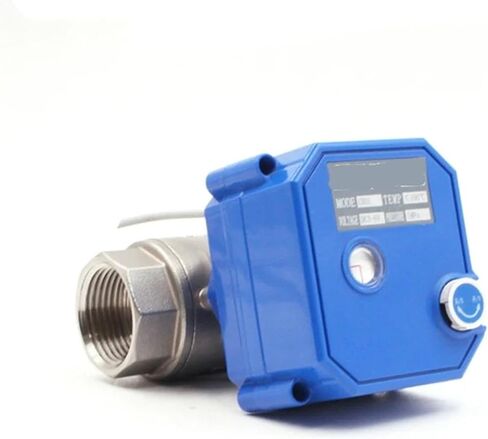 1PCS DN8-DN25 Ball Valve Stainless Steel 2-Way 2/3-wire Actuator with Manual Switch AC220V(1",AC220V_CR04) in Kuwait