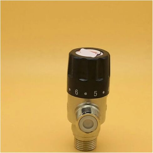 1PCS Brass 1/2" DN15 Pipe Thermostatic Mixing Valve Solar Thermostatic Valve in Kuwait