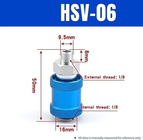Air operated slide valve sliding switch exhaust valve manual control manual push valve hsv-06/08/10/15 manual valve filter(HSV-06 01 minute) in Saudi Arabia