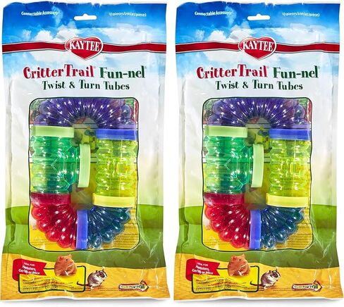 Kaytee CritterTrail Fun-nel 16-Piece Assorted Small Animal Habitat Tubes in Kuwait