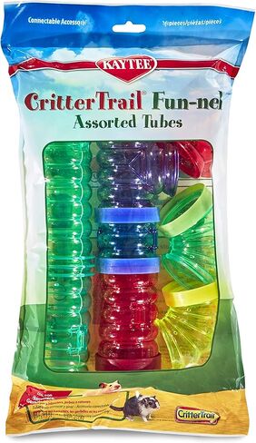 Kaytee CritterTrail Fun-nel 16-Piece Assorted Small Animal Habitat Tubes in Kuwait