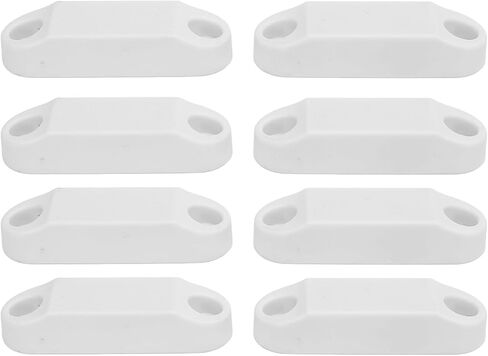 Fafeicy Magnetic Baggage Door Catch and Holder Kit, RV Storage Door 4 Pair White Kit for Camping Trailer, Securely Holds RV Luggage Doors Open in Saudi Arabia