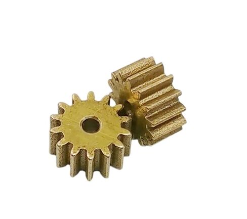 الصلب الثقيلة موتور ترس ترس 1 قطعة 14T 0.6M OD = 9.6 مللي متر النحاس ماكينة تروس أجزاء المحرك 14 الأسنان النحاس ترس 142A 143A 143.17A 144A(4 مللي متر) in Saudi Arabia