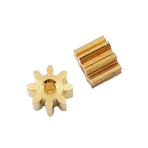 Steel Heavy Duty Motor Pinion Gear 10pcs 81A 0.4M Copper Gear 8 Teeth Parts Spindle Pinion Shaft Hole .98mm 8T in Saudi Arabia