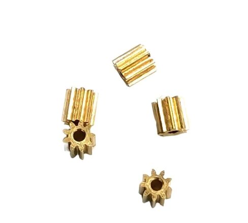 Steel Heavy Duty Motor Pinion Gear 5pcs 0.25M Pinion 9Teeth Mechanical Small Modulus Gear(9 Teeth-Height 3mm) in Saudi Arabia