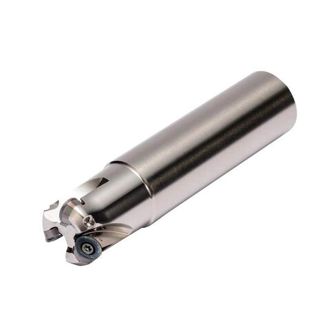 KYOCERA MRX1000W100084T Radius Cutter Indexable End Mill, Steel, Weldon Shank, 4 Inserts, 1" Cutting Diameter, 0.1570" Max Drilling Depth, 1.00" Shank Diameter, 4.7240" Length in Saudi Arabia
