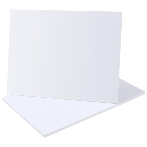 LEXININ 4 Pack White Acrylic Sheets, 12 x 16 x 1/8 Inches Plastic Acrylic Sheet for Craft, DIY Projects, Painting in Saudi Arabia