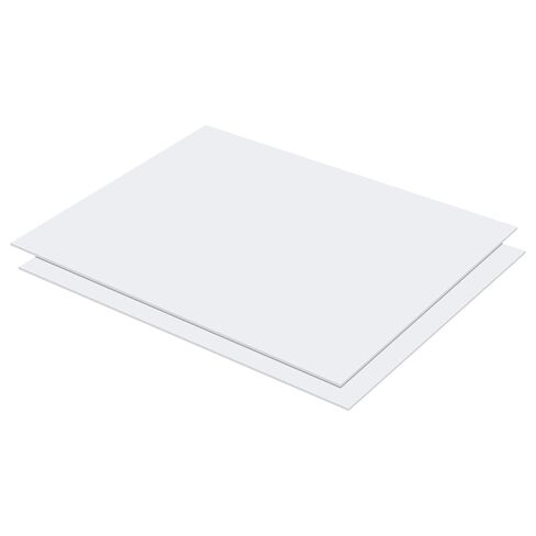 LEXININ 4 Pack White Acrylic Sheets, 12 x 16 x 1/8 Inches Plastic Acrylic Sheet for Craft, DIY Projects, Painting in Saudi Arabia