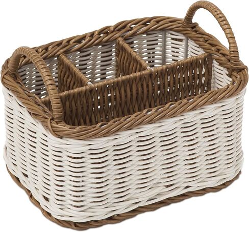 Elowen Napkin Holder Set of 2, 9.8 x 5.5 x 2.8 Inches, Water Hyacinth, Brown – Woven Dispenser for Napkins in Kitchen, Bathroom, or Dining Table in Saudi Arabia