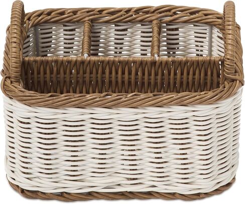 Elowen Napkin Holder Set of 2, 9.8 x 5.5 x 2.8 Inches, Water Hyacinth, Brown – Woven Dispenser for Napkins in Kitchen, Bathroom, or Dining Table in Saudi Arabia