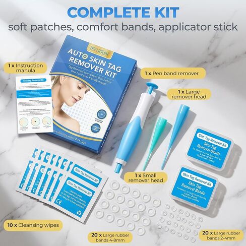 Premium Skin-Care Patch Big Kit – Gentle Foot & Face Care Set with Soft Patches, Comfort Bands & Stick Applicator for Men Women & Kids in Saudi Arabia