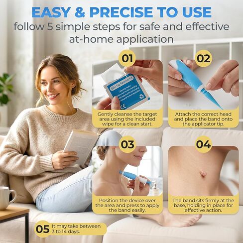 Premium Skin-Care Patch Big Kit – Gentle Foot & Face Care Set with Soft Patches, Comfort Bands & Stick Applicator for Men Women & Kids in Saudi Arabia