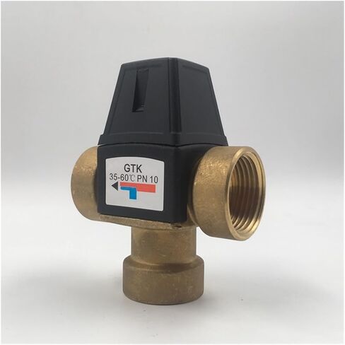 أنثى الموضوع 3 طريقة النحاس صمام خلط ثرموستاتي DN25 سخان المياه بالطاقة الشمسية صمام 3-Way صمام خلط ثرموستاتي in Kuwait