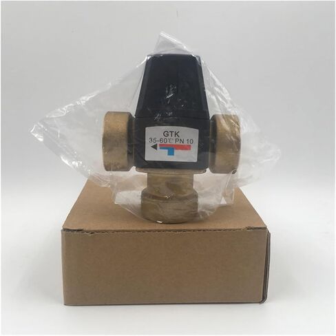 أنثى الموضوع 3 طريقة النحاس صمام خلط ثرموستاتي DN25 سخان المياه بالطاقة الشمسية صمام 3-Way صمام خلط ثرموستاتي in Kuwait