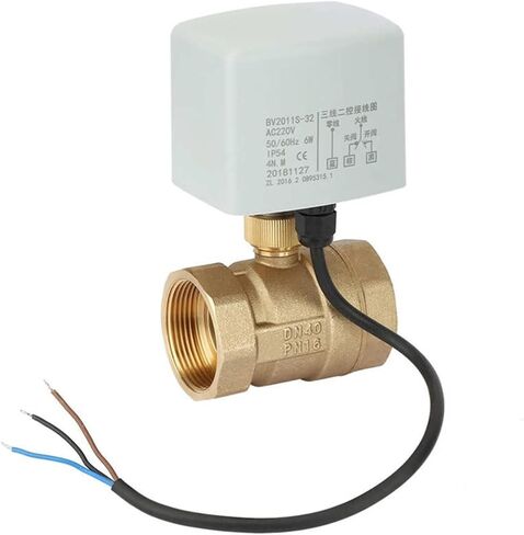 AC220V DN40 DN50 1-1/2" Brass Motorized Ball Valve 2-Way 3-Wire Motorized Ball Valve(2′) in Saudi Arabia