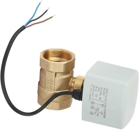 AC220V DN40 DN50 1-1/2" Brass Motorized Ball Valve 2-Way 3-Wire Motorized Ball Valve(2′) in Saudi Arabia