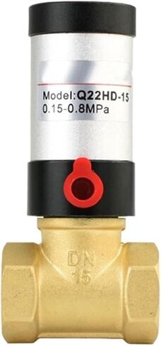 1PCS Pneumatic Accessories Pneumatic Control Valve Q22HD Brass Solenoid Valve Pneumatic Valve(Q22HD-50 G2) in Kuwait