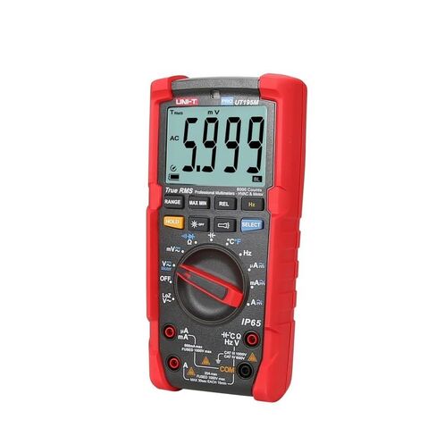 UNI-T UT195M Industrial IP65 TRMS Handheld Digital Multimeter 6000 Counts AC/DC 1000V 20A 60M? 60mF Frequency 40MHz Motor Rotation Testing in Saudi Arabia