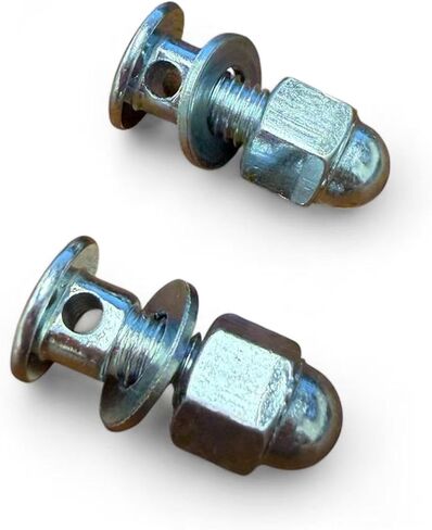 Cable Anchor Bolts with Nuts and Washers for Side Pull, Cantilever, and Center Pull Brake Calipers- Premium Construction- Set of 2- Made in Taiwan in Saudi Arabia