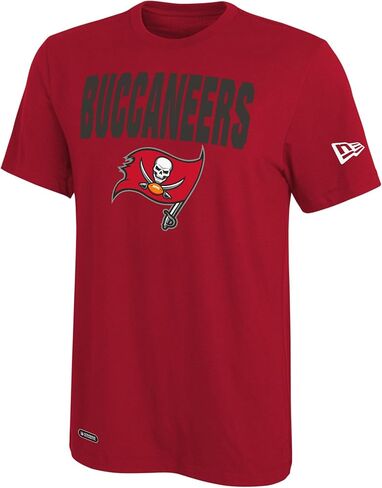 Outerstuff NFL Men's 50 Yard Line Short Sleeve T-Shirt – Cotton/Polyester Blend, Team Logo Graphic Tee in Saudi Arabia