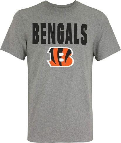 Outerstuff NFL Men's 50 Yard Line Short Sleeve T-Shirt – Cotton/Polyester Blend, Team Logo Graphic Tee in Saudi Arabia