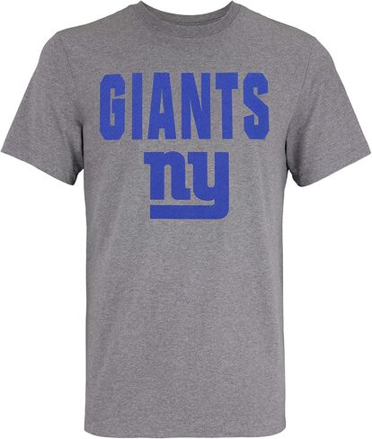 Outerstuff NFL Men's 50 Yard Line Short Sleeve T-Shirt – Cotton/Polyester Blend, Team Logo Graphic Tee in Saudi Arabia