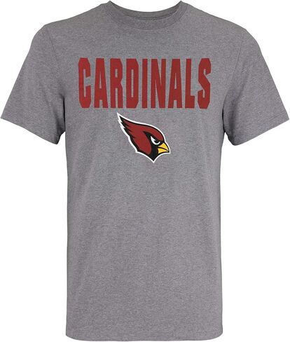 Outerstuff NFL Men's 50 Yard Line Short Sleeve T-Shirt – Cotton/Polyester Blend, Team Logo Graphic Tee in Saudi Arabia