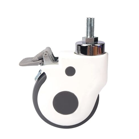 1 piece/5 inch M16 Screw TPR Caster Swivel Wheel(with Brake) in Saudi Arabia