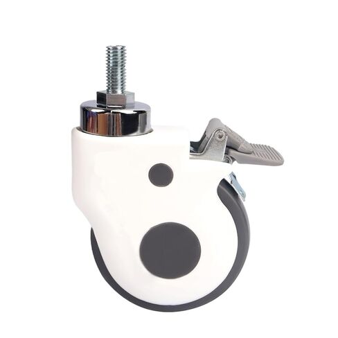 1 piece/5 inch M16 Screw TPR Caster Swivel Wheel(with Brake) in Saudi Arabia