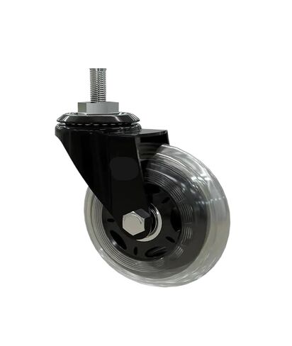 5-Pack 3-inch PU Screw Roller ice Wheel electrophoresis Scooter Universal Silent Caster in Saudi Arabia