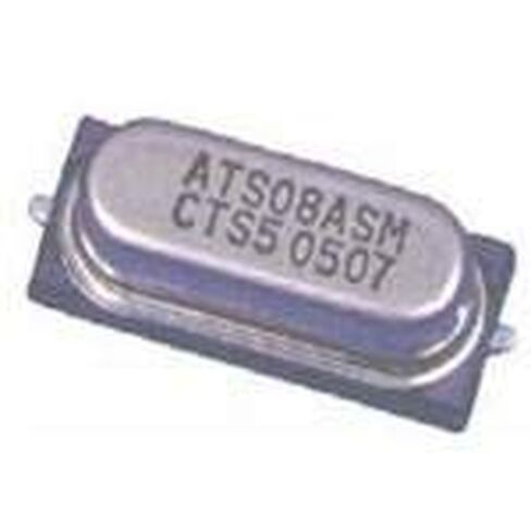 CTS Corporation، ATS120BSM-1، Crystal 12 ميجا هرتز ± 30 جزء في المليون (Tol) ± 50 جزء في المليون (الاستقرار) 18pF Fund 40Ohm 2-Pin HC-49/US SM SMD T/R (1000 عنصر/عناصر) in Kuwait