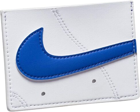 Nike Air Force 1 Slim Card Wallet – Sneaker-Inspired Compact Design with Logo Detail for Cards, Cash, and Everyday Use (White, One Size) in Kuwait
